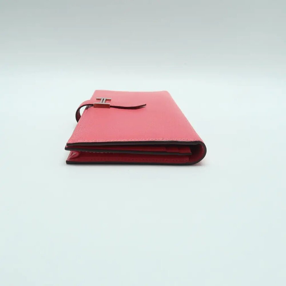 HERMES Bearn Pink Leather Wallet 900-041725 - Picture 5 of 12